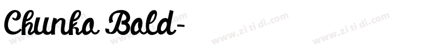 Chunko Bold字体转换 Chunko Bold字体转换